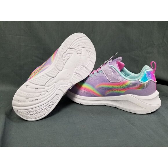 Skechers Unicorn Chaser Girls Pink White Size 1 Brand New In Box !! - Picture 2 of 11